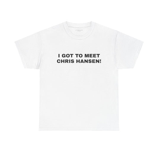CHRIS HANSEN TEE